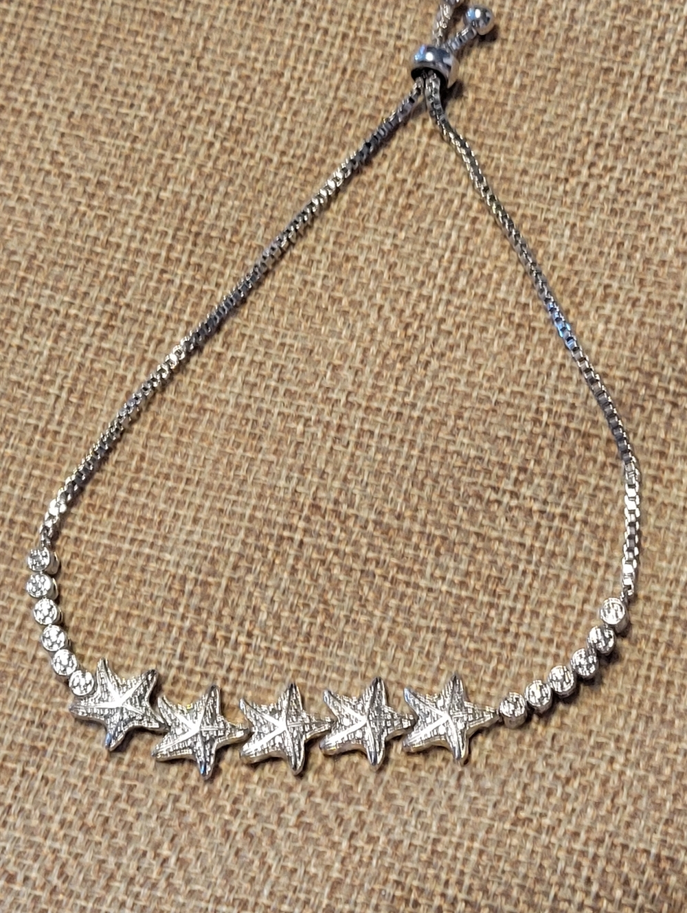Silver Starfish Bracelet - Silver